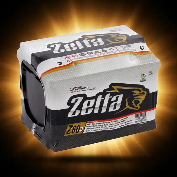 Bateria Zetta 50Ah com entrega em Campos dos Goytacazes
